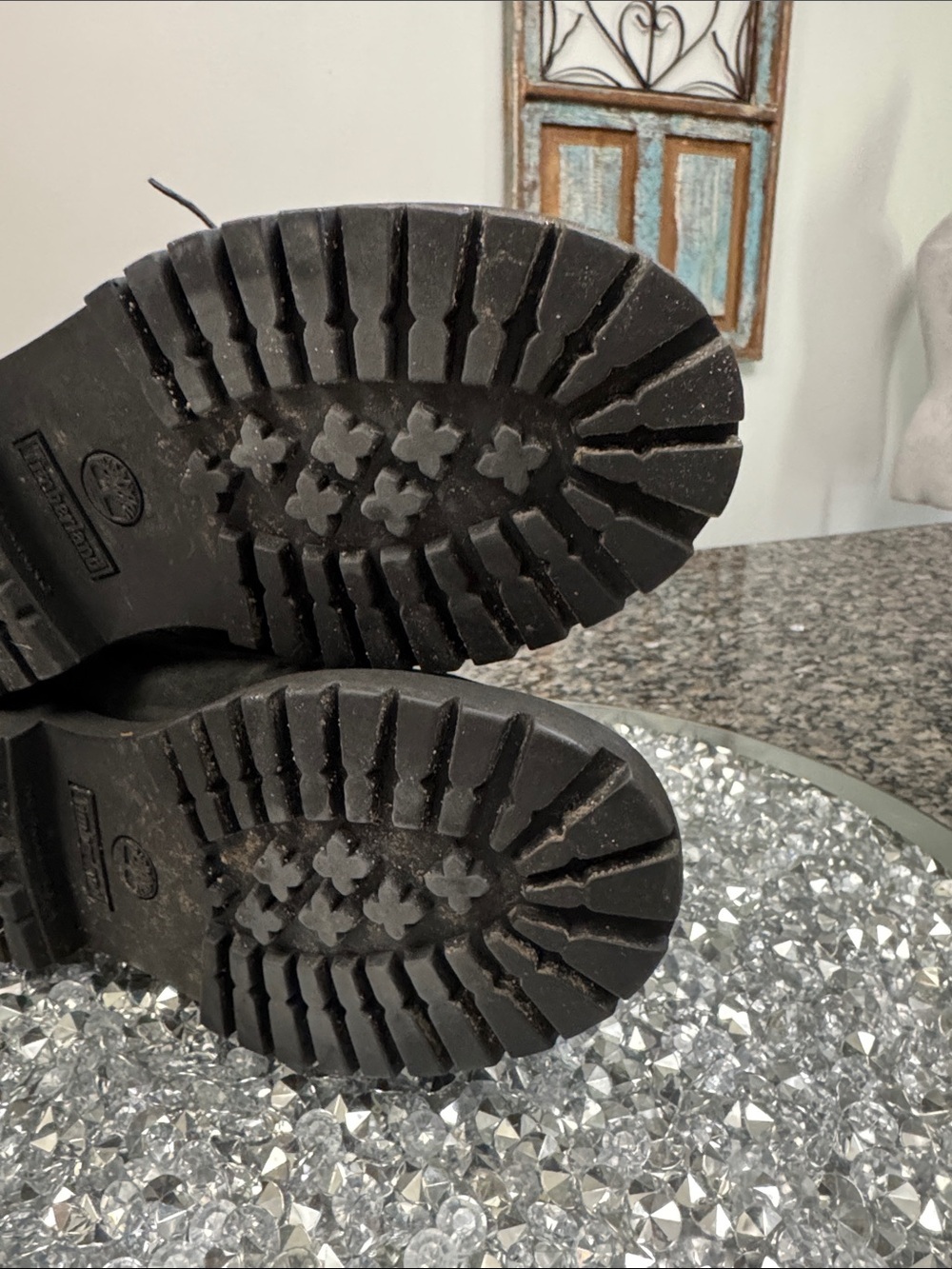 Timberland Black Women's Combat Moto Boots 4.5Y or W6 - Picture 11 of 15